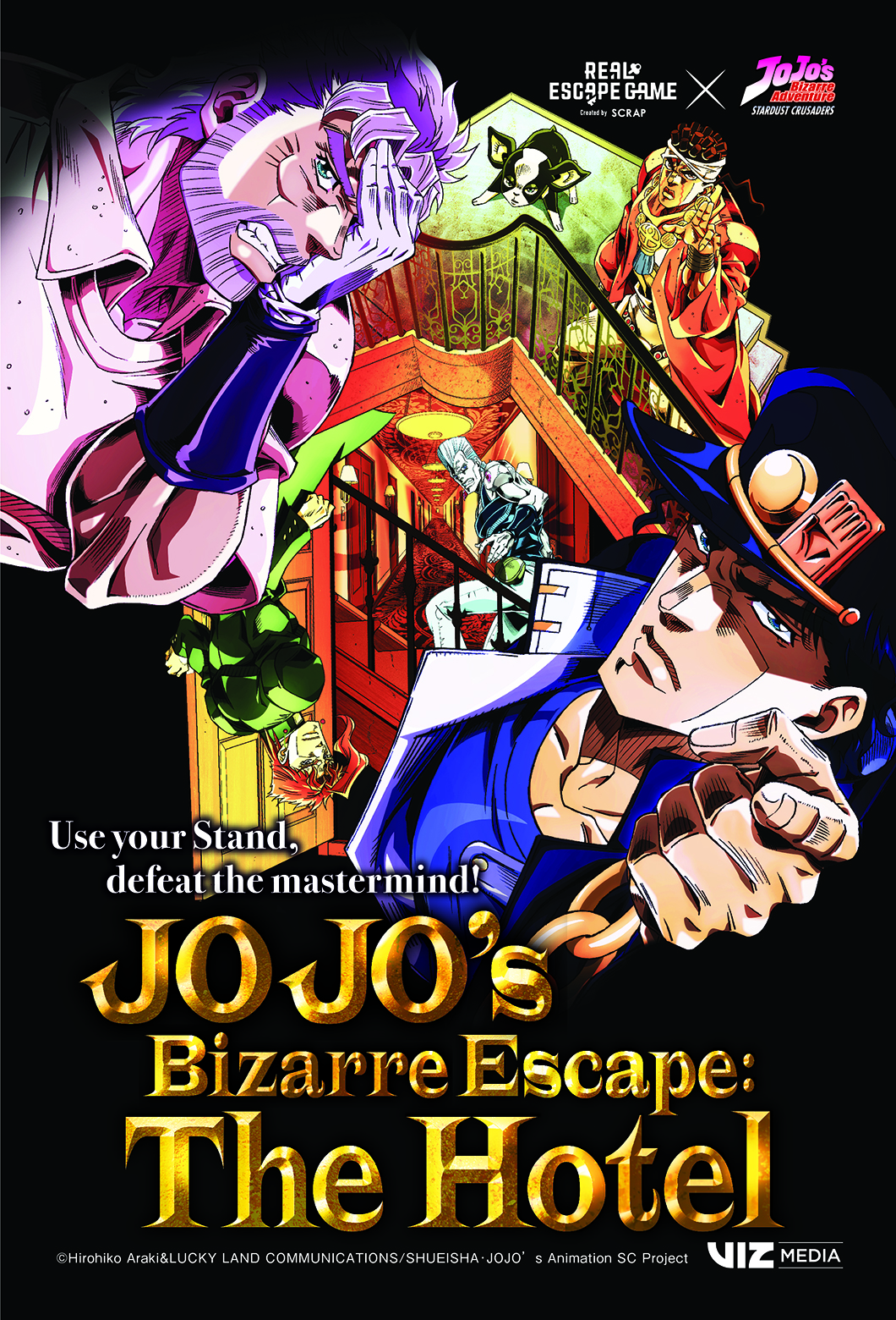 jojo's bizarre escape: the hotel is headed to anime expo! - anime expo