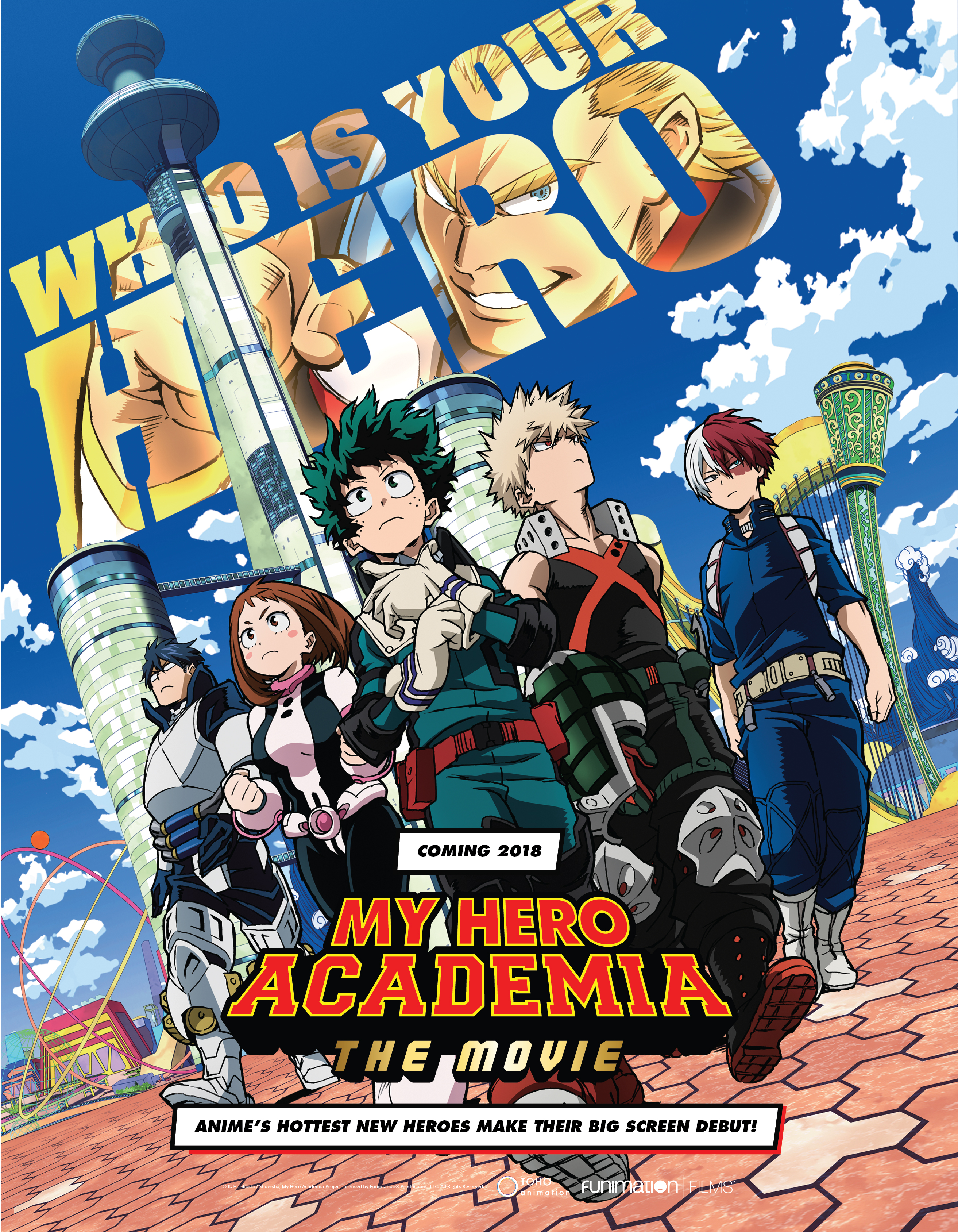 How to watch my hero academia two heroes on funimation 2025