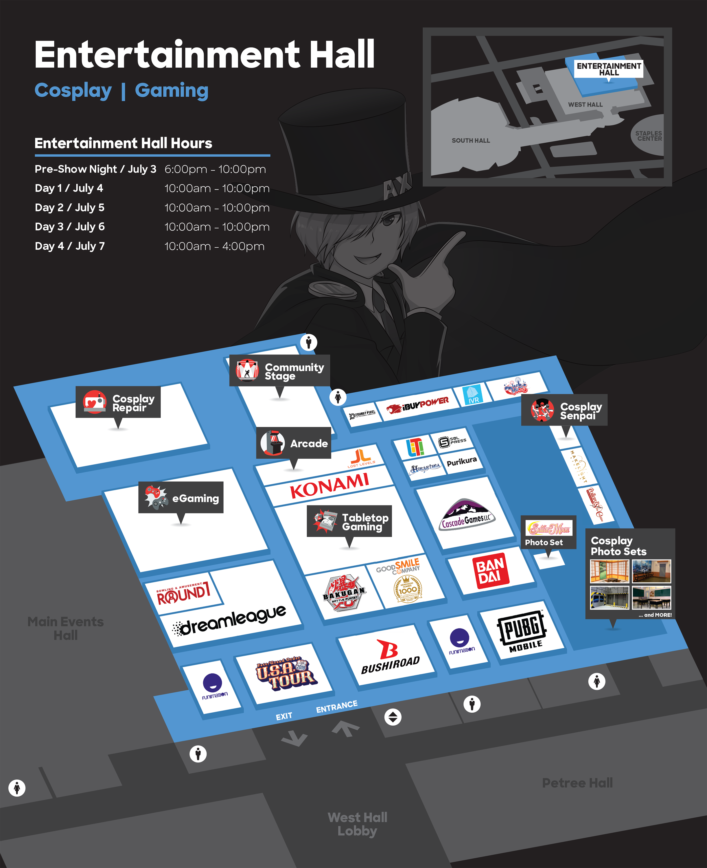 Anime Expo Exhibit Hall Hours