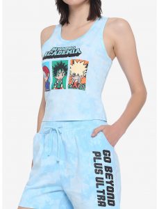 My Hero Academia Chibi Trio Tie-Dye Girls Lounge Set