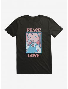 Peace and Love T-shirt benefiting Asian Americans Advancing Justice