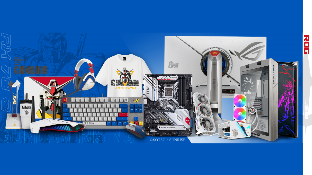 Forræderi Knogle Highland Build the ultimate GUNDAM-themed gaming PC with the new ASUS x GUNDAM  collection - Anime Expo