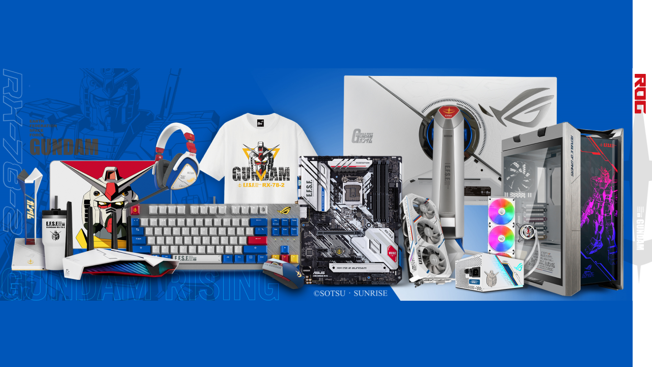 motor velsignelse Hurtig Build the ultimate GUNDAM-themed gaming PC with the new ASUS x GUNDAM  collection - Anime Expo