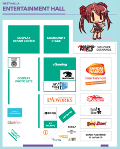 Entertainment Hall Map