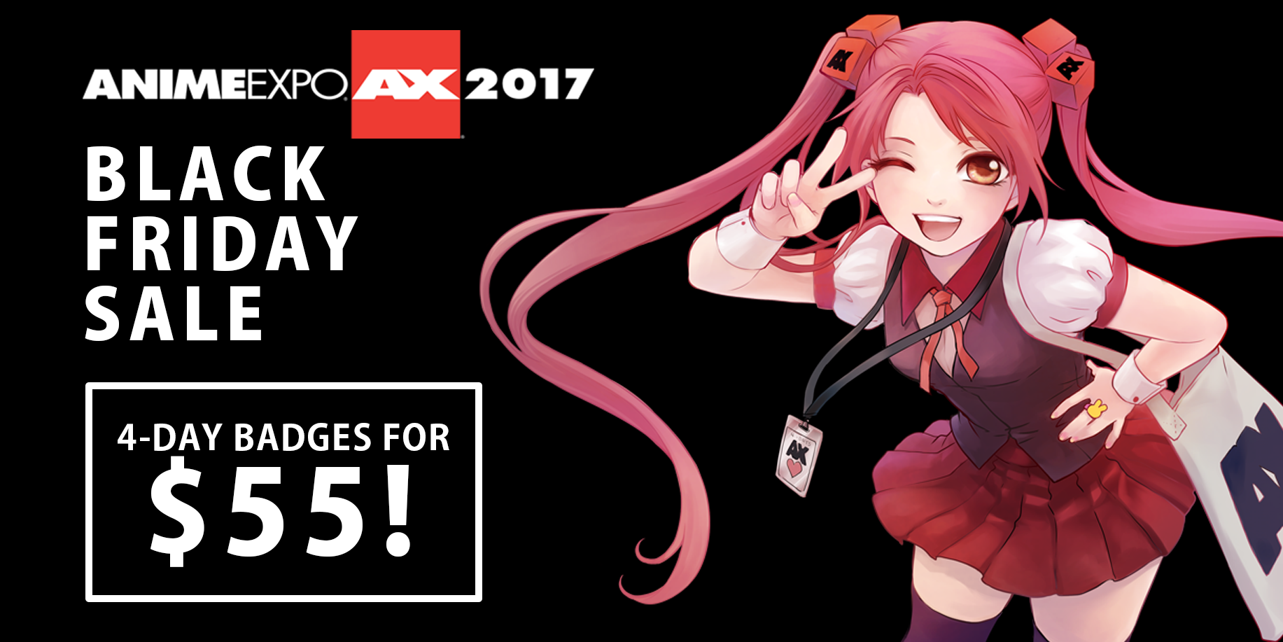 Announcing Black Friday 2016 Sale & New Pre-Show Night for AX 2017 - Anime  Expo