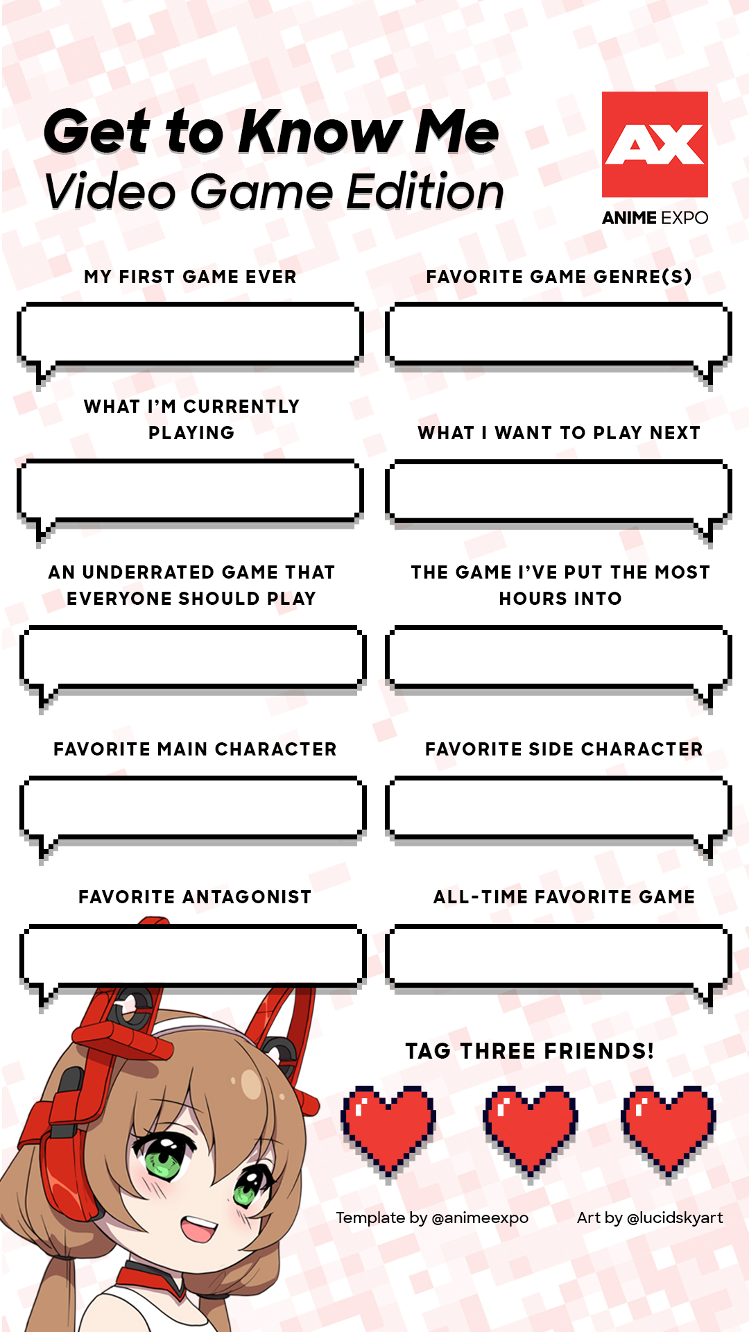 Get to Know Me - Video Game Edition - Anime Expo
