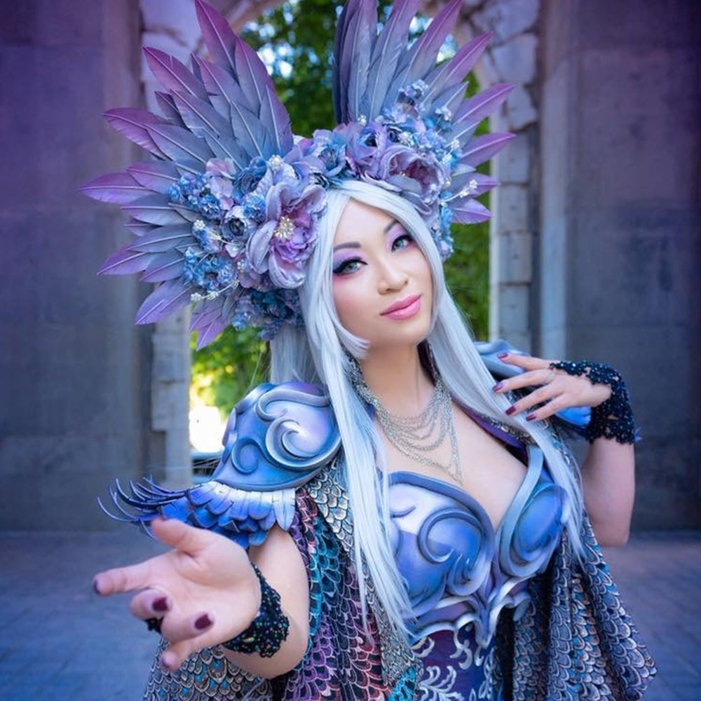Anime Expo Lite 2020 Los Angeles Convention Match Your Maskquerade Mask Querade Cosplay Contest Ppe Diy 0004 Yaya Han Anime Expo