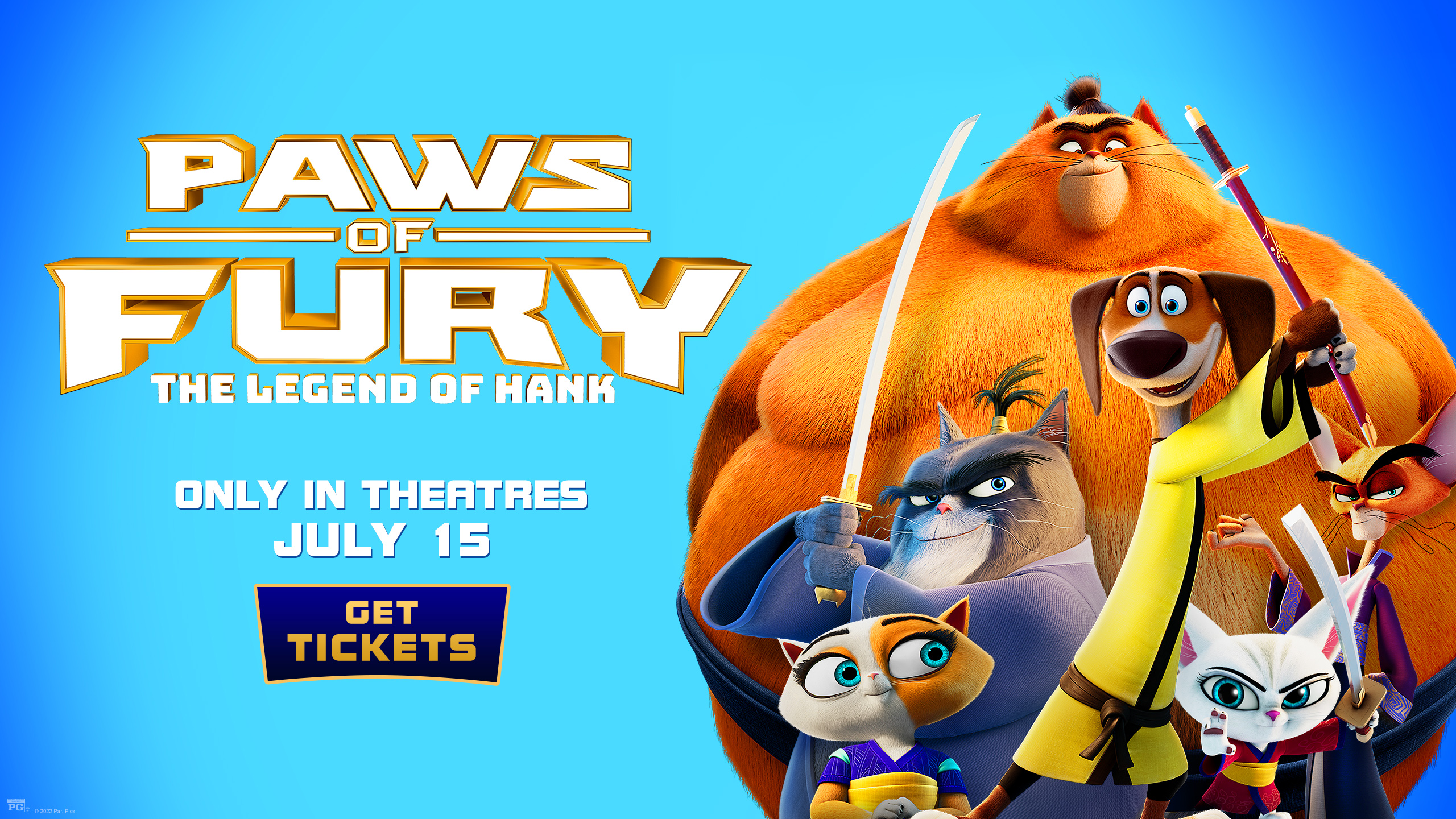 See Paramount Animated Film Paws of Fury at AX 2022! - Anime Expo