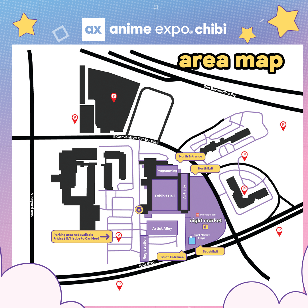 maps Anime Expo