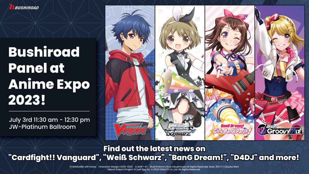 Bushiroad Panel at Anime Expo 2023! Anime Expo